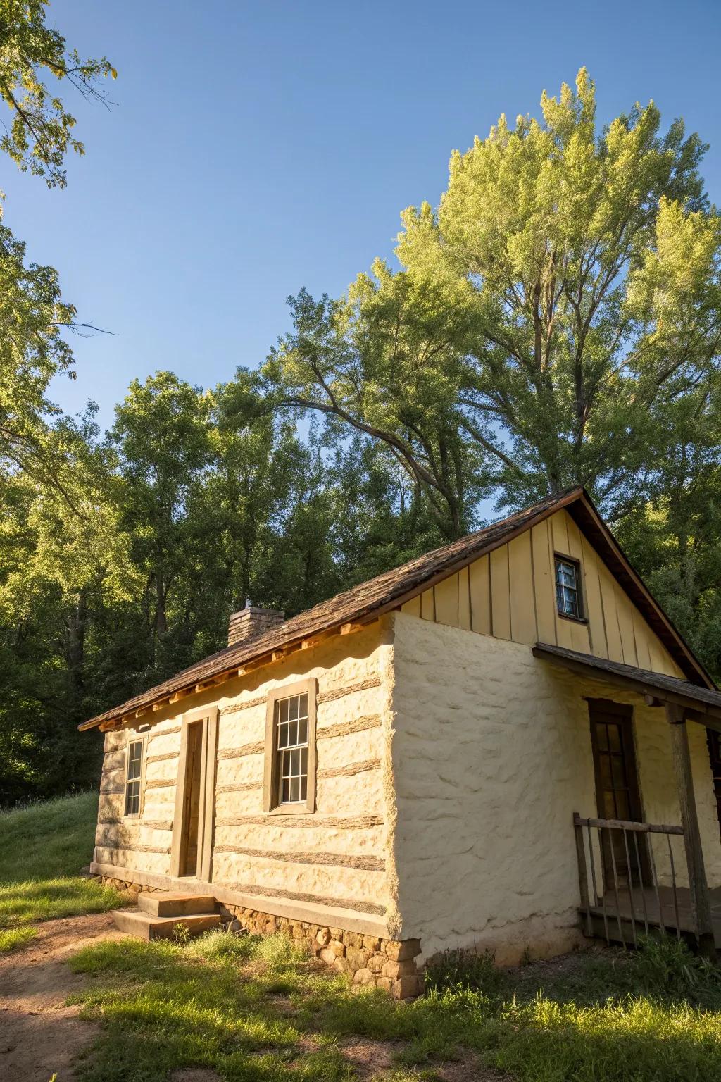 Stucco siding offers a distinctive and textured look.