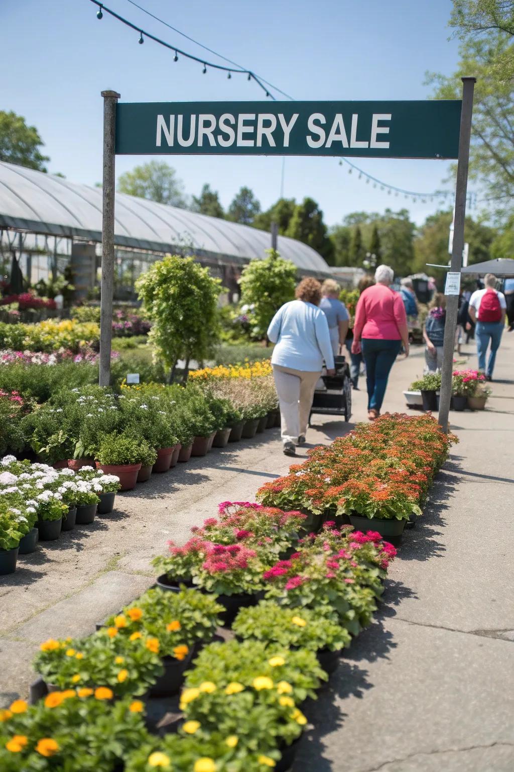 End-of-season sales at nurseries offer great savings for gardeners.