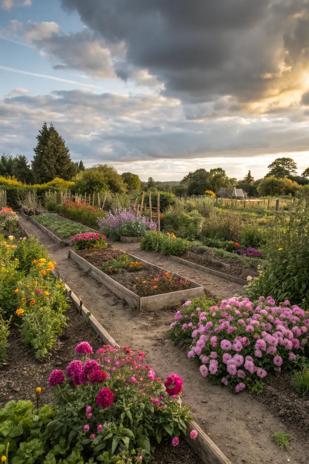 Mounded soil beds are a simple and cost-free solution for gardeners.