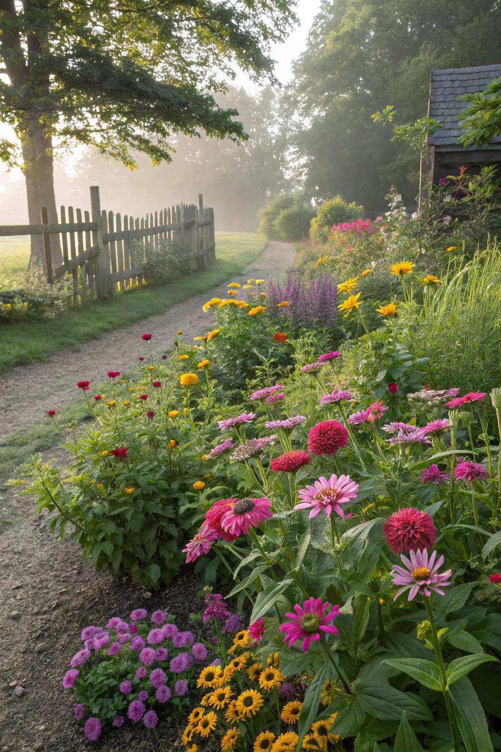 Enjoy lasting beauty with perennial plants.