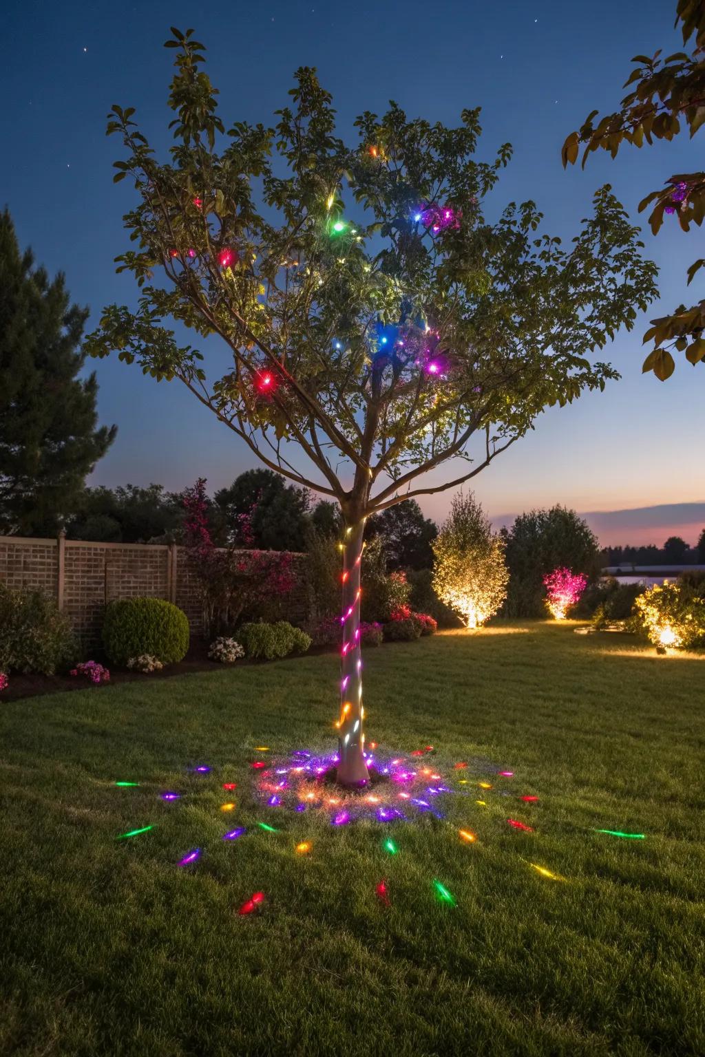 Dazzle with enchanting light show trees.