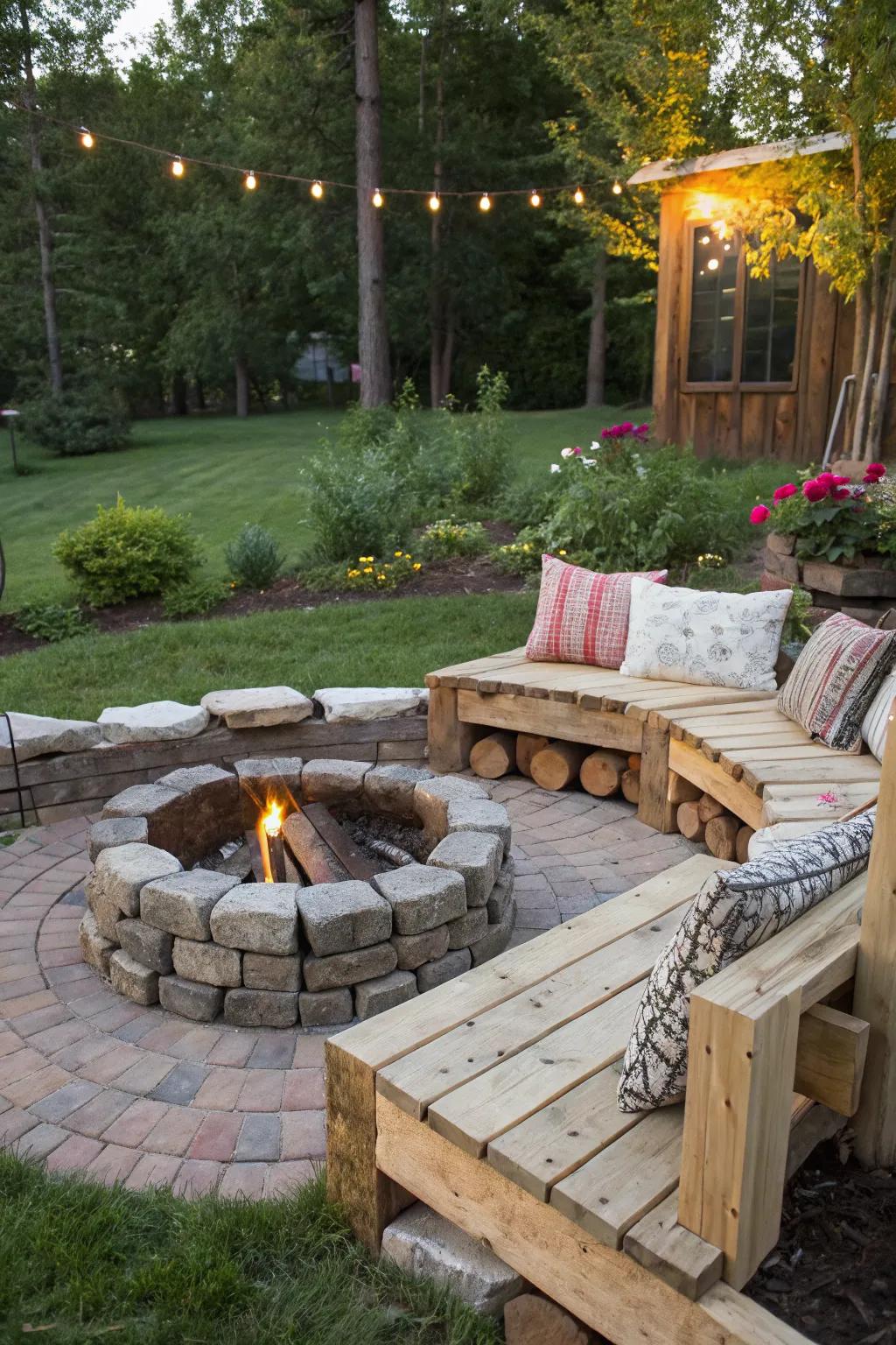 DIY fire pits add a personal touch and character to any backyard.