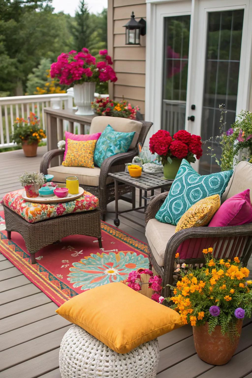 Bold color accents bring life and personality to your space.
