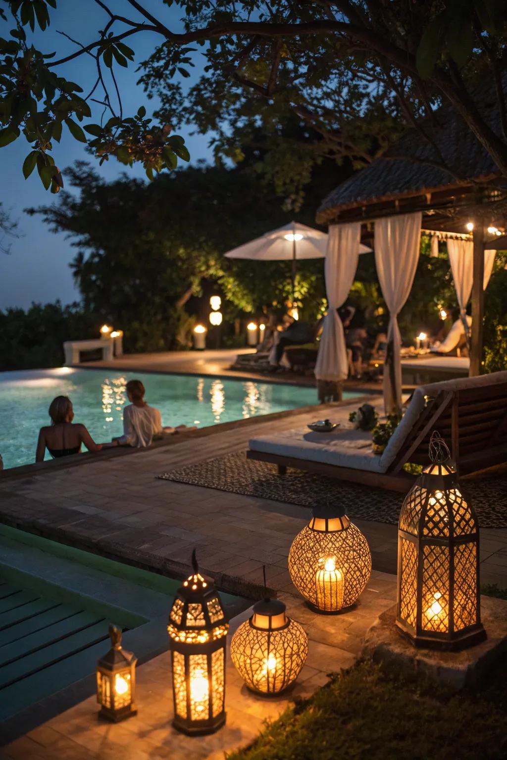 Solar lanterns offer eco-friendly lighting solutions.