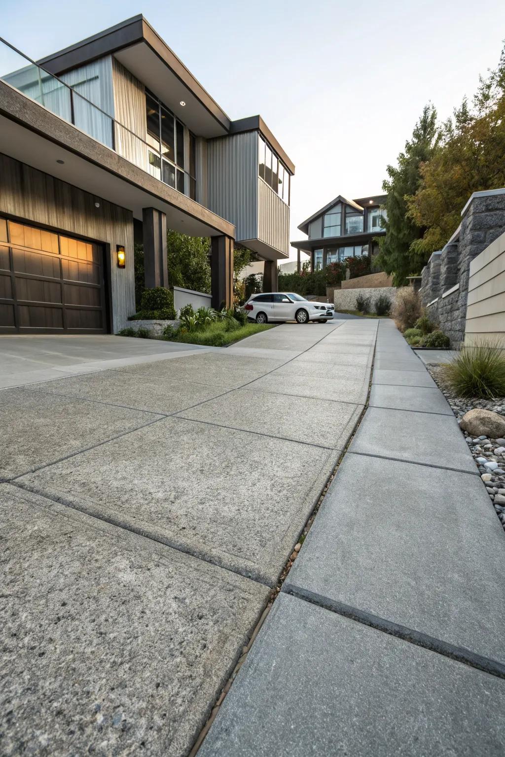 Seamless textures offer a stone-like finish with easy maintenance.