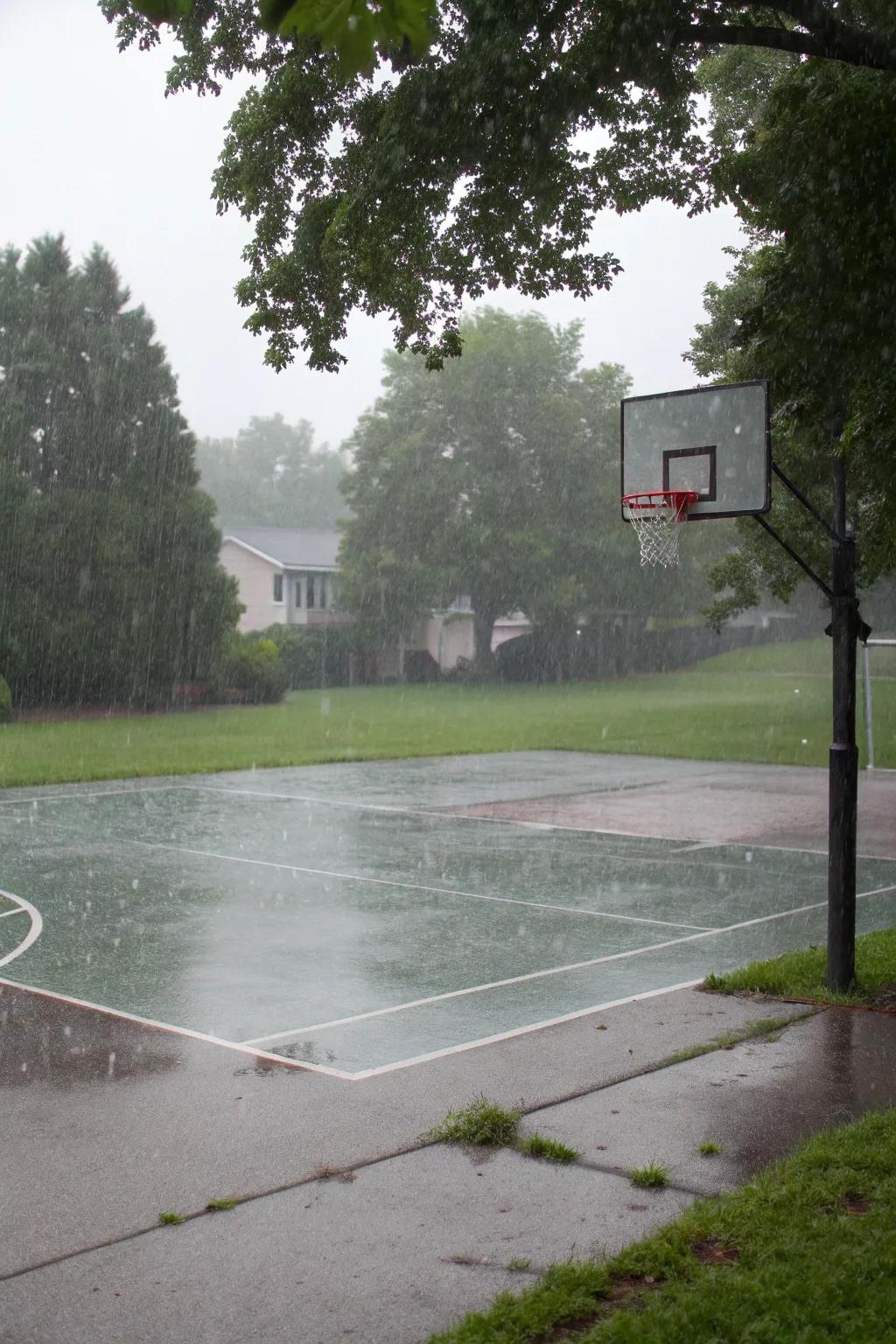 Weather-resistant surfaces stand up to the elements.