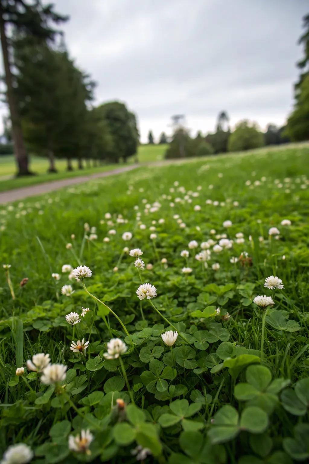 Clover lawns are soft, beautiful, and bee-friendly.