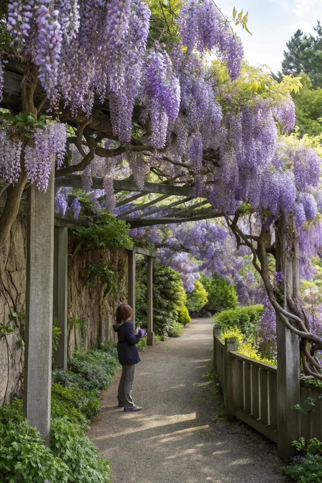 Creeping vines create secluded, magical spaces.