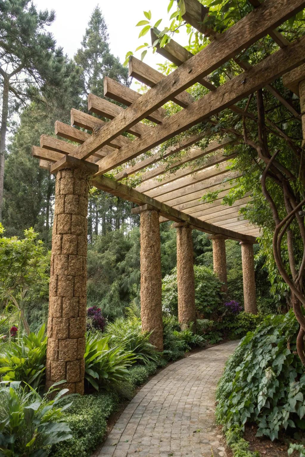 Cork wraps offer a sustainable beam solution.