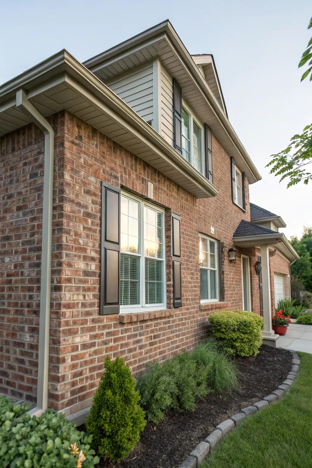 Vinyl trims provide texture without the fuss.