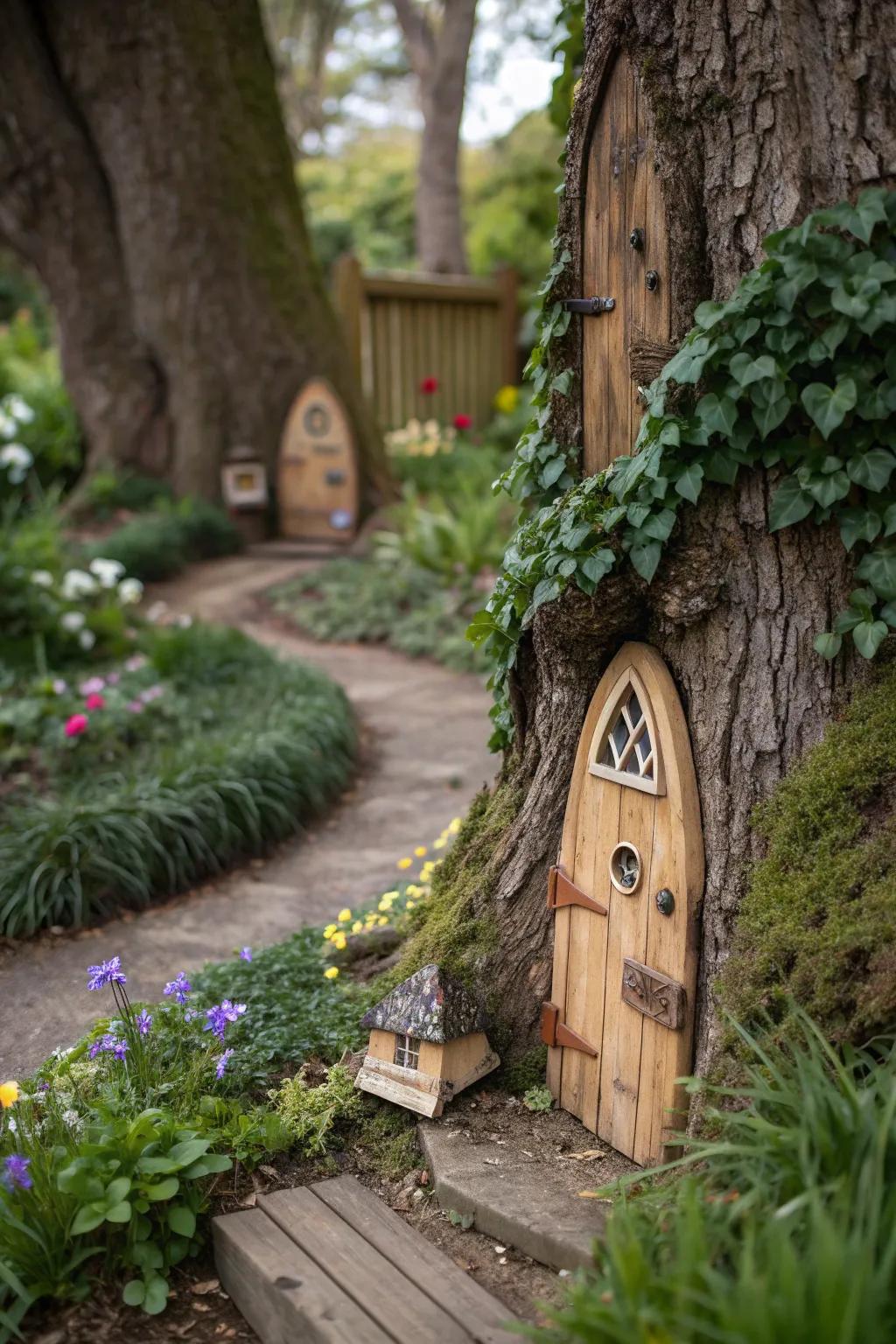 Invite magic with enchanting fairy doors.