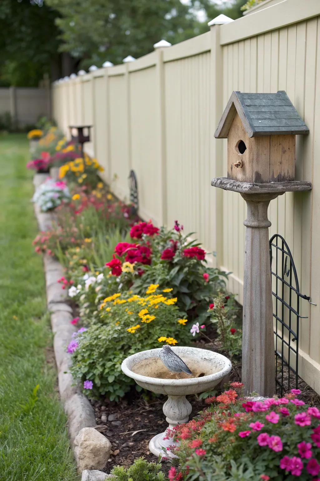 Wildlife-friendly features bring life and activity to your garden.