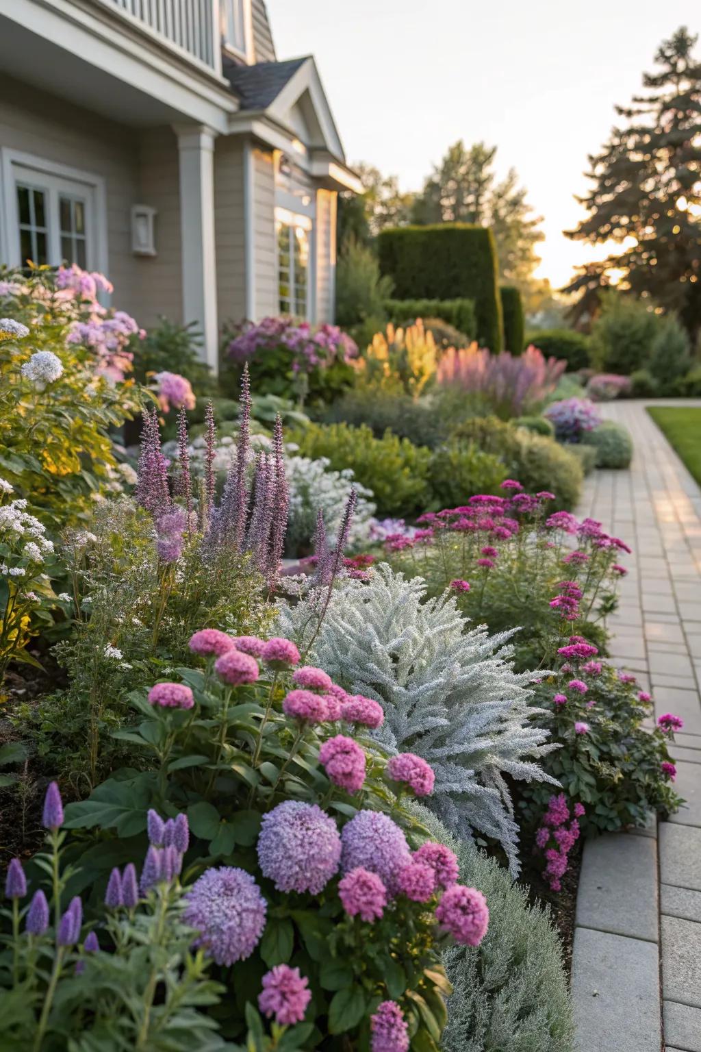 Textured plants add sensory appeal, making your garden a feast for the senses.