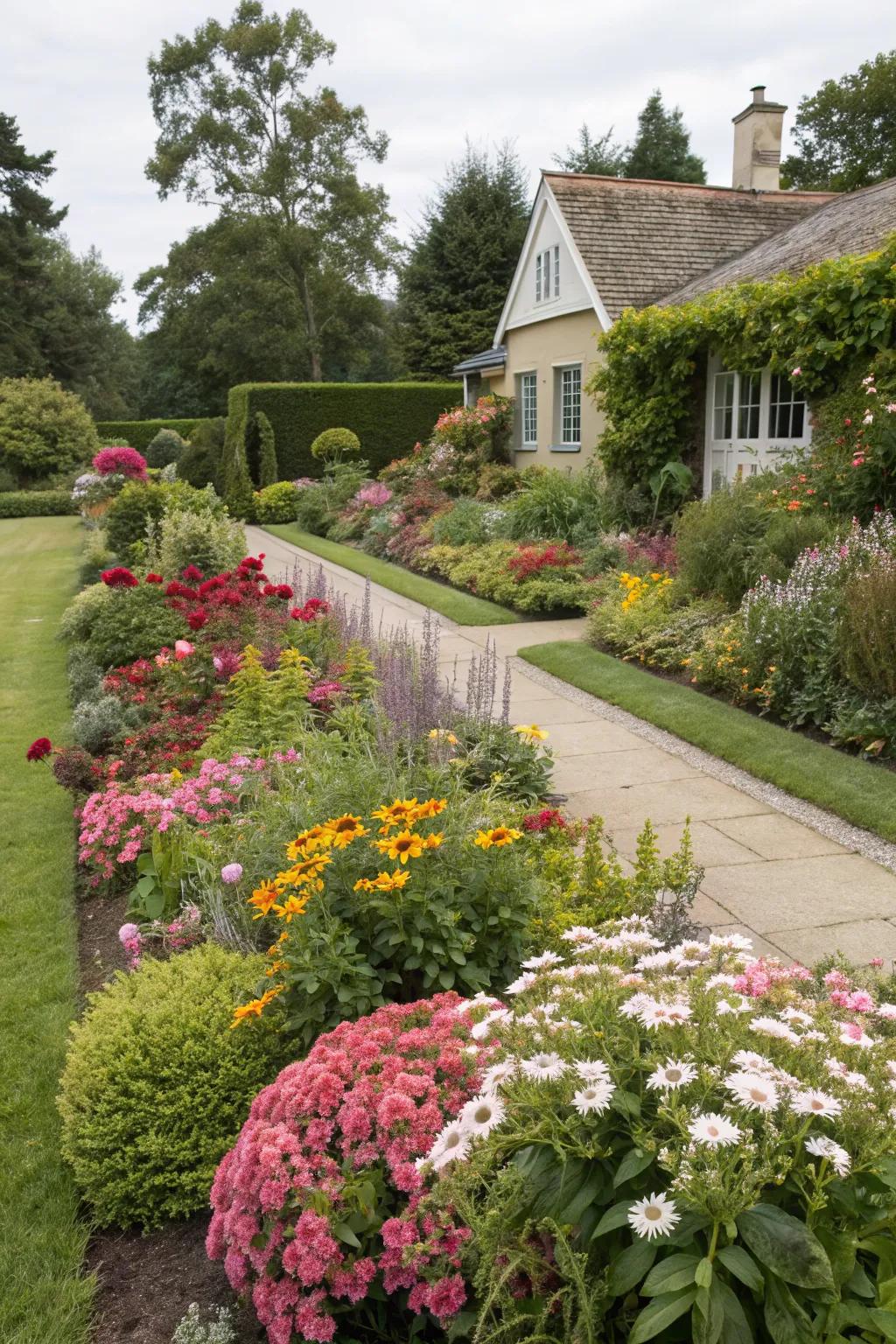 Seasonal plantings keep your garden dynamic.