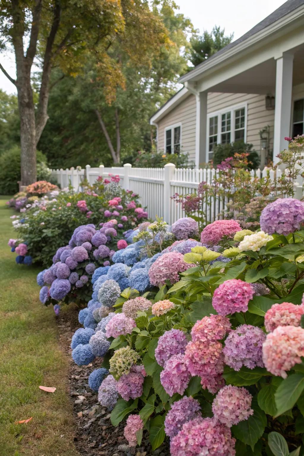 Enjoy seasonal beauty with dynamic hydrangeas.