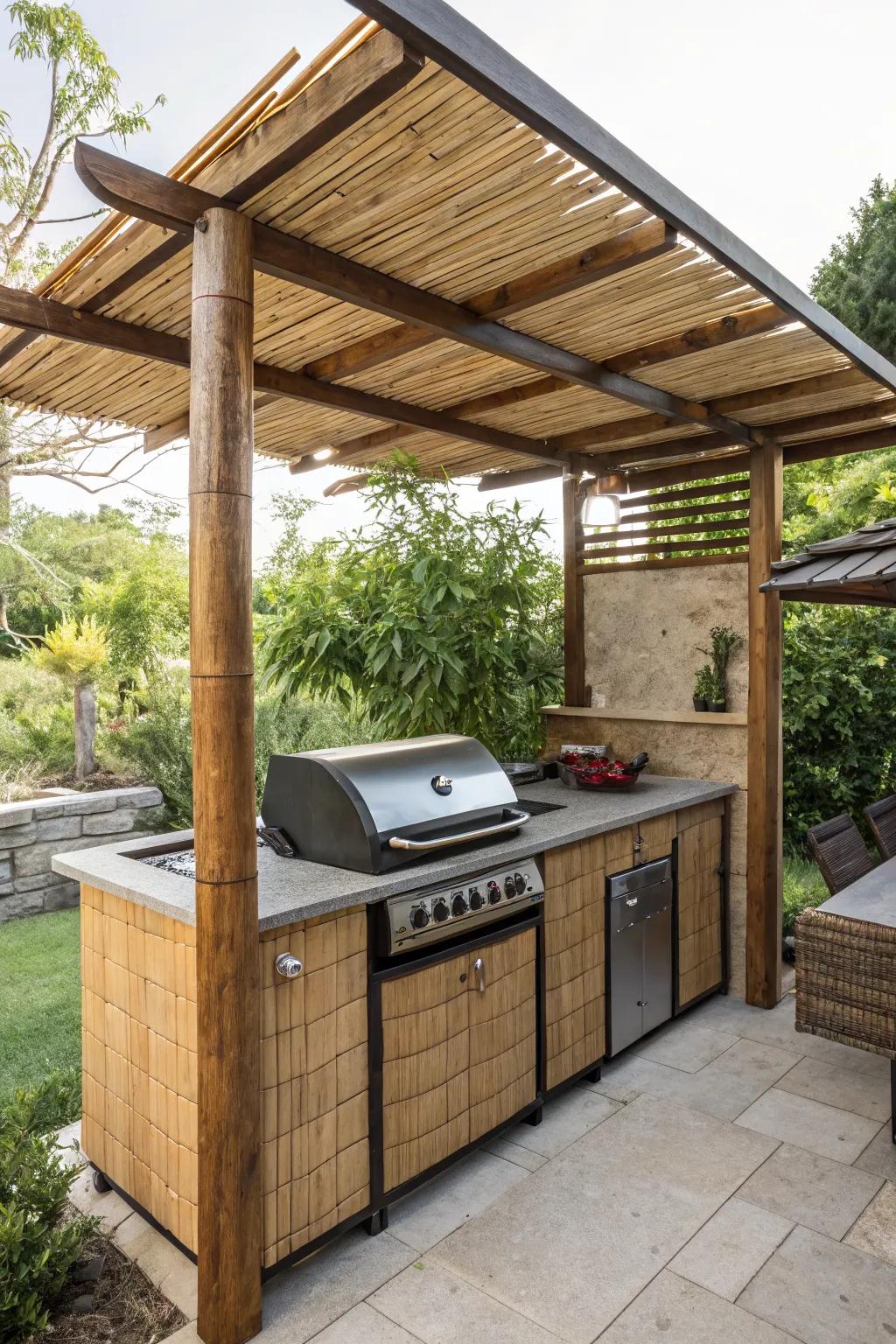 Choose eco-friendly materials for a sustainable canopy.