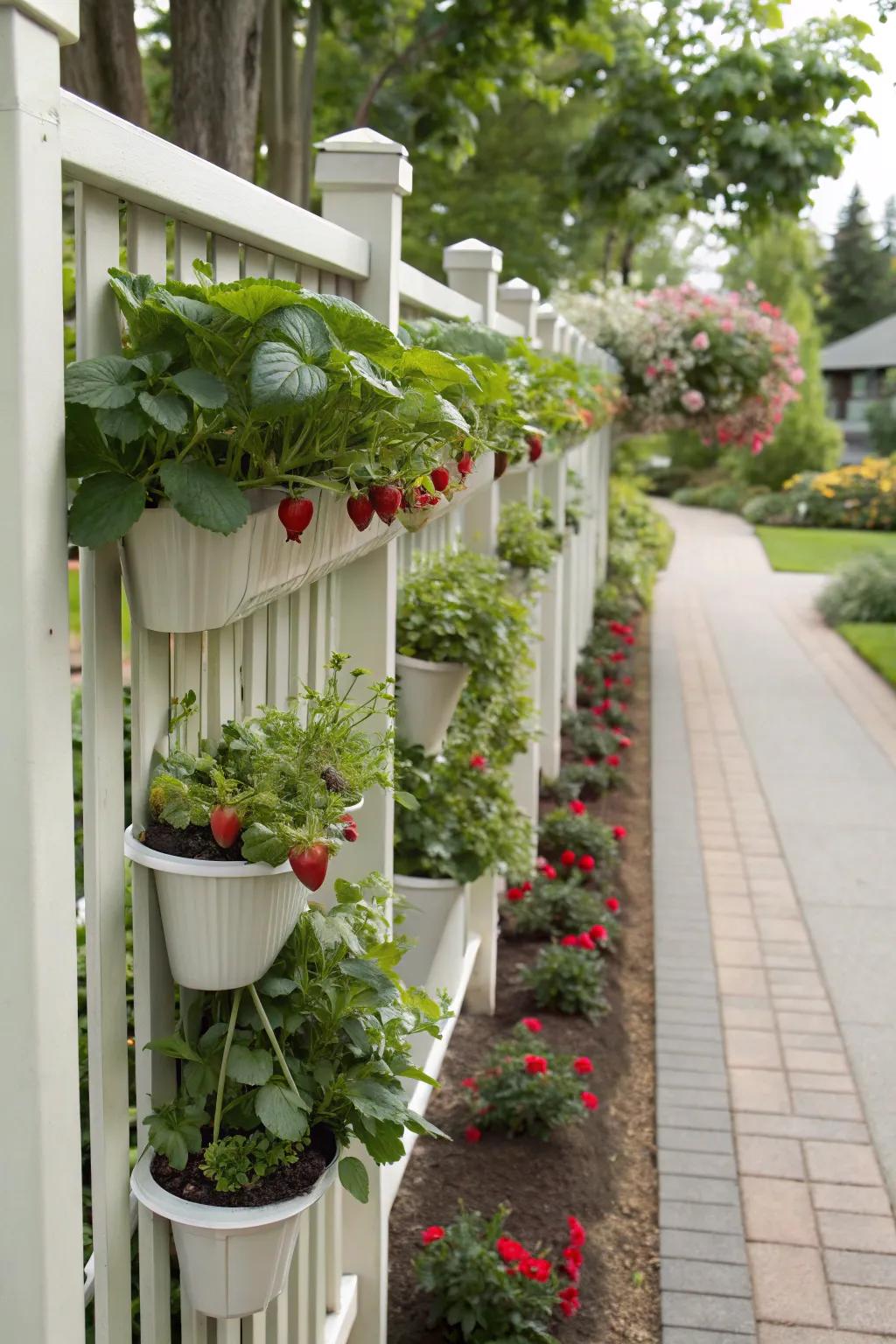 Vertical gardening utilizes space efficiently, especially in small areas.