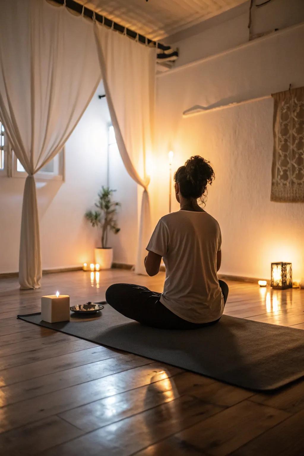 Stretch your way to relaxation with yoga.
