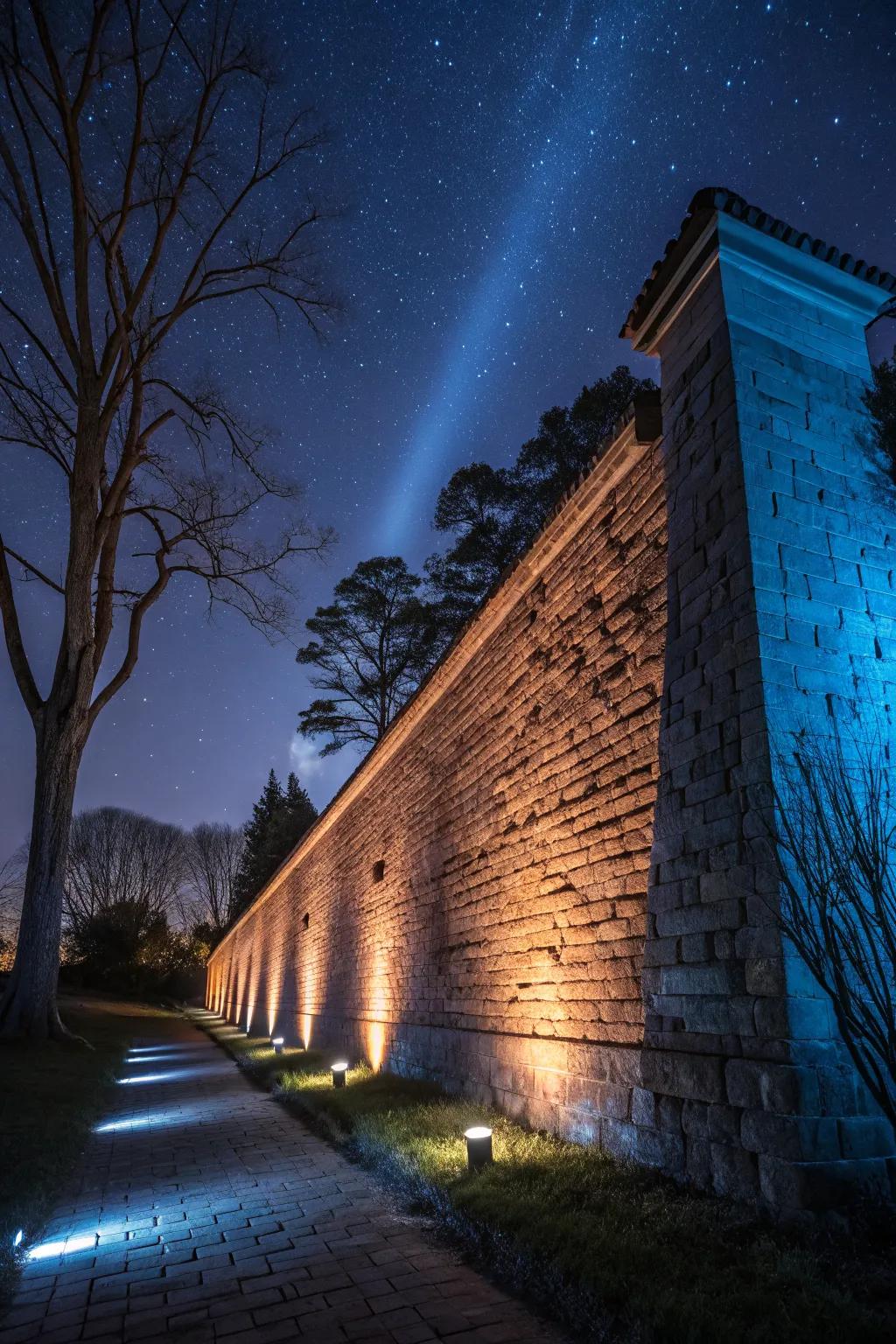 Outdoor lighting brings your garden to life at night.