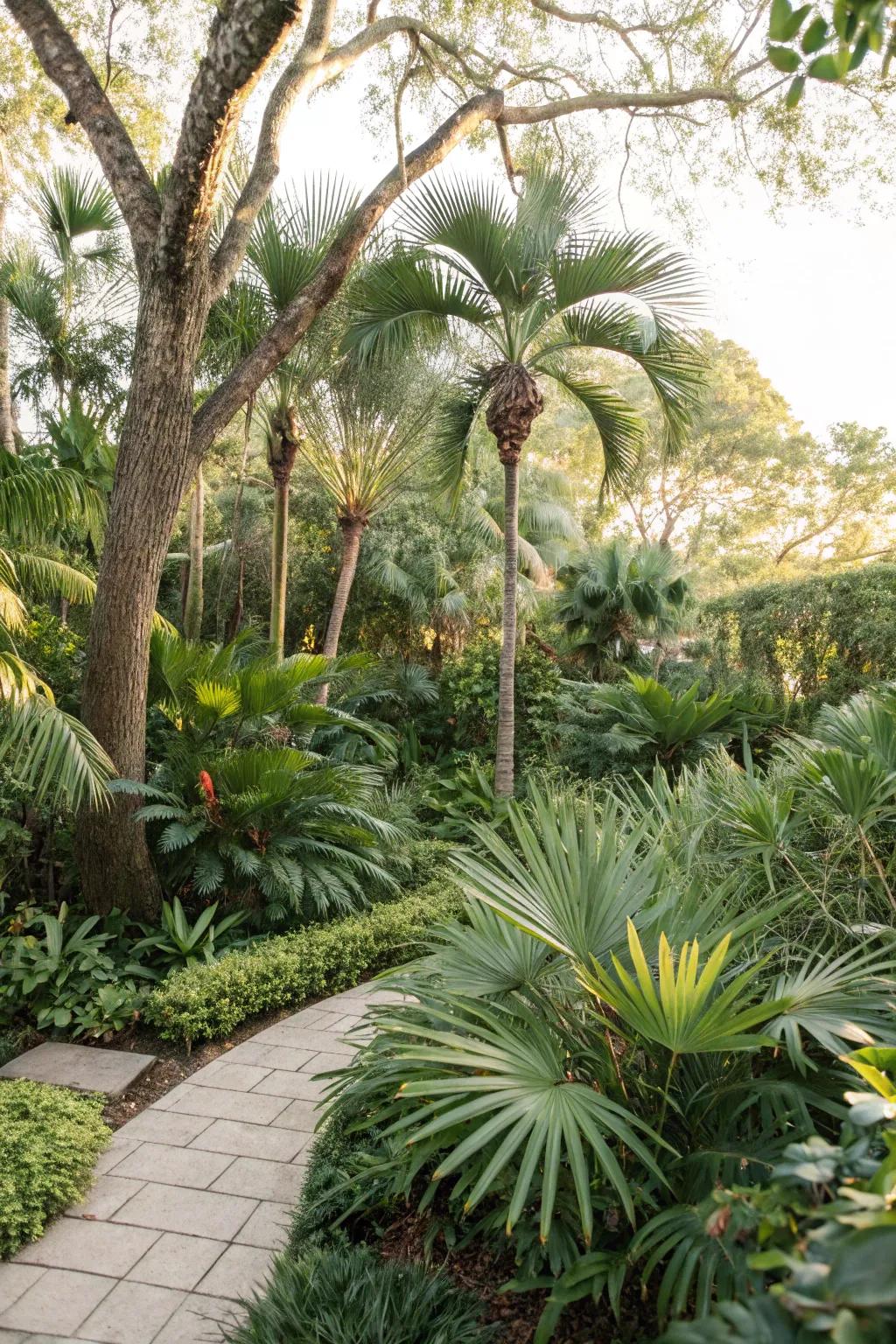 Native plants, like Saw Palmetto and Coontie, thrive effortlessly in Miami's climate.
