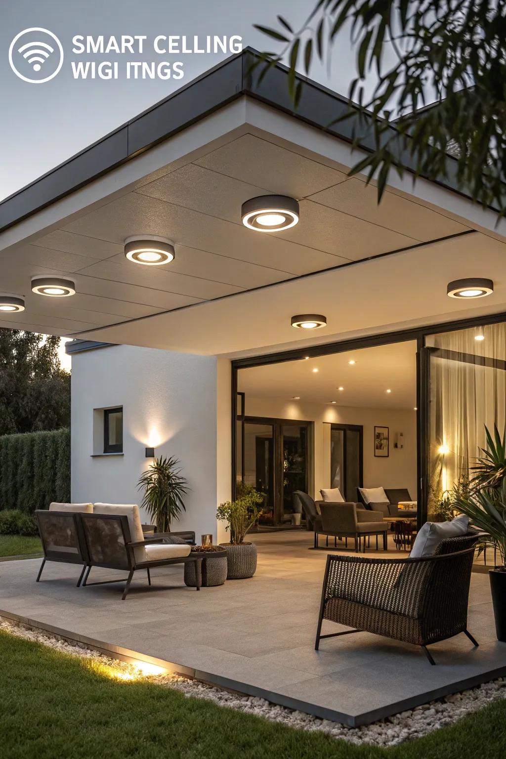 Control your ambiance with smart lighting solutions.