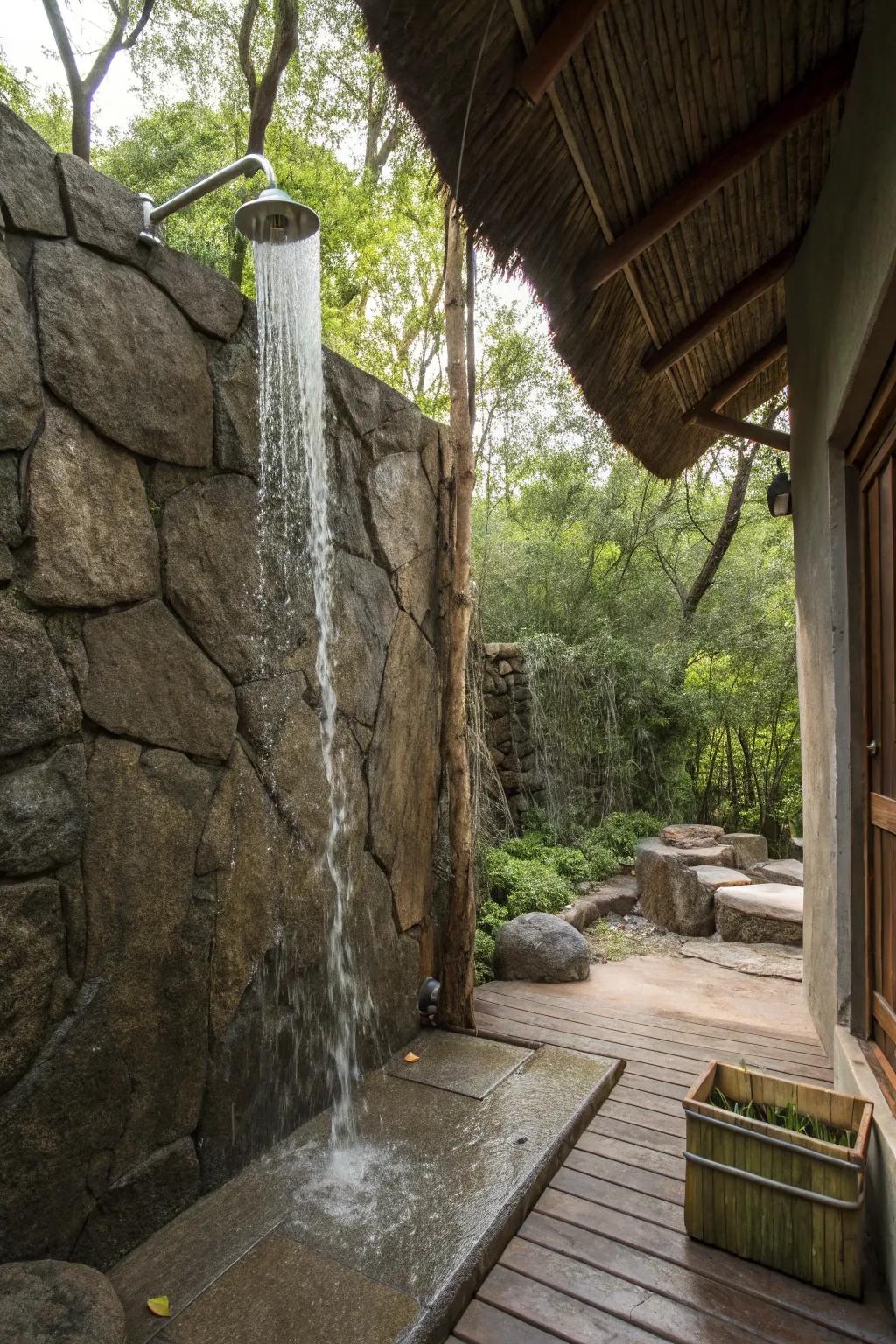 Unusual elements create a stunning focal point.