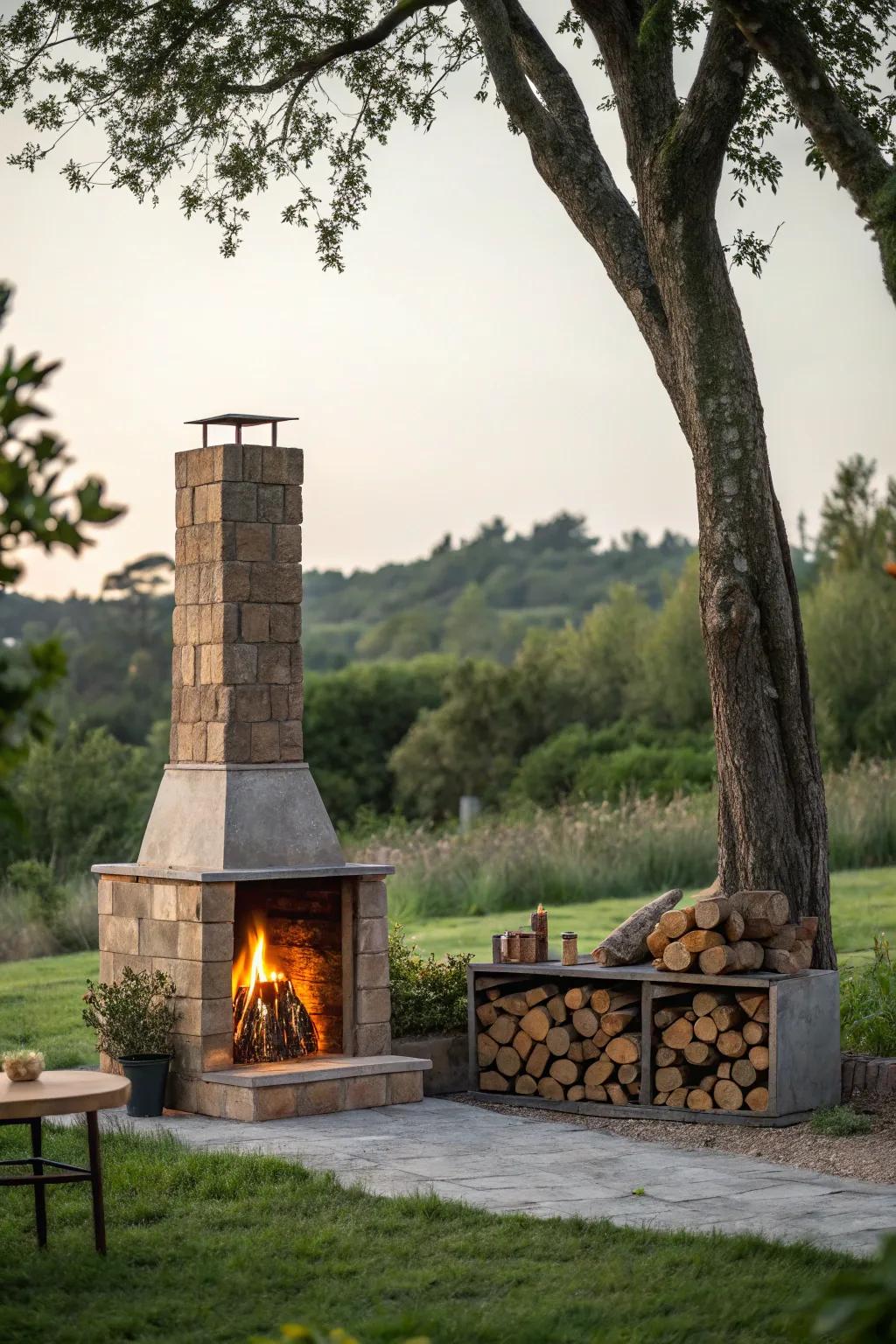 Eco-friendly fireplaces offer sustainability and style.