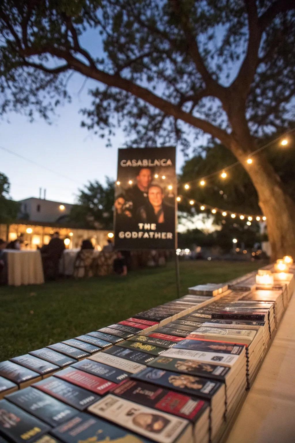 Nostalgic movie selections can create memorable experiences for your guests.