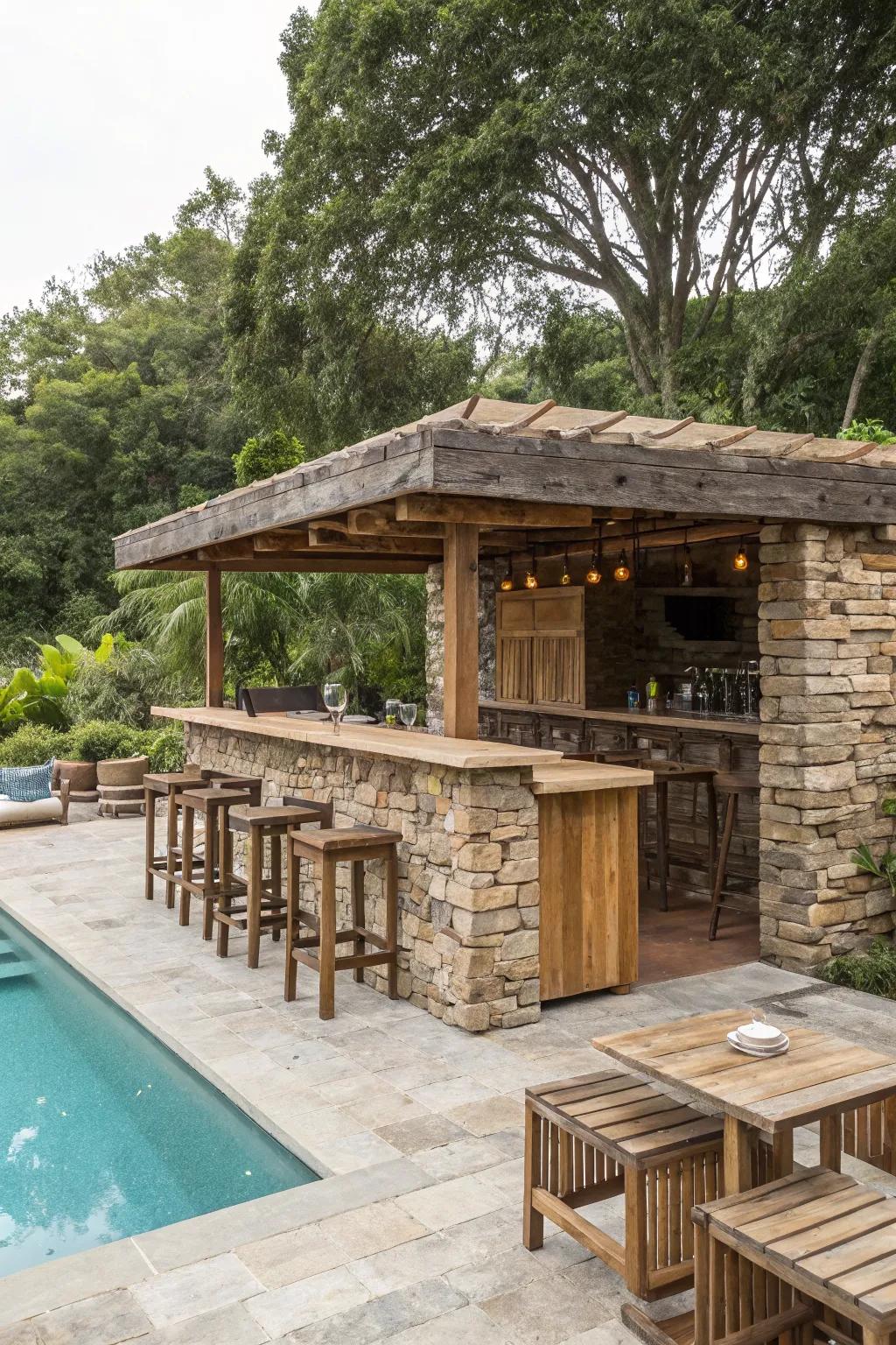 Opt for sustainability with an eco-friendly bar setup.