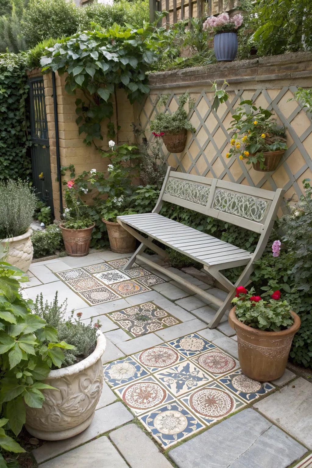 A folding bench that adapts to your needs and space.