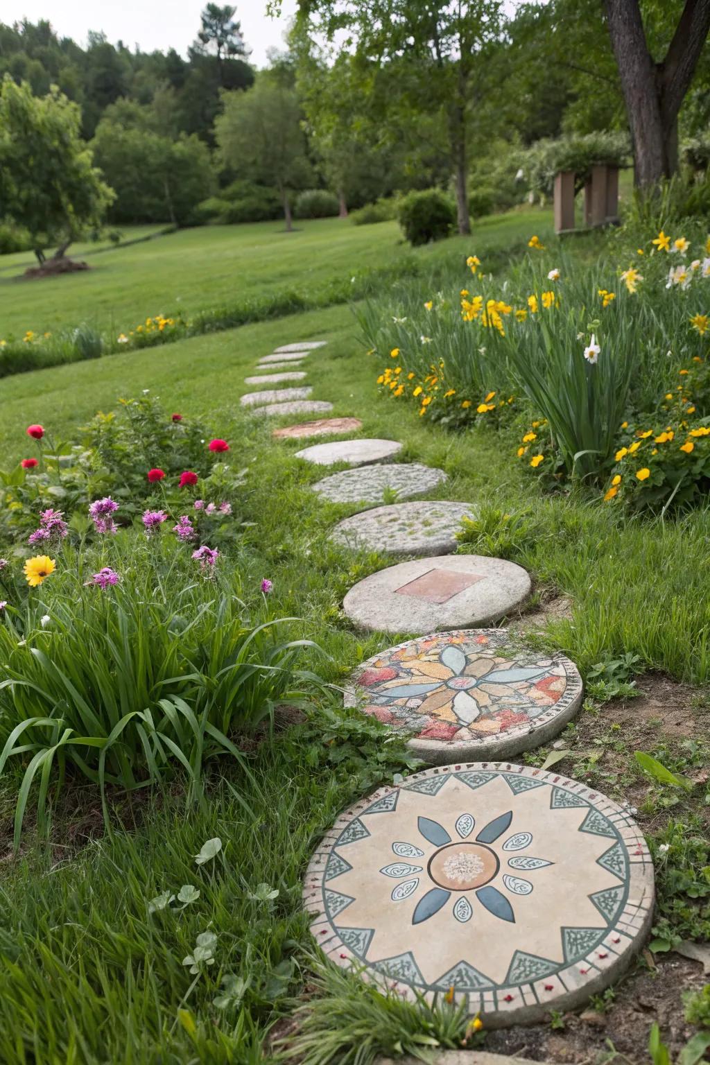 Guide your way with personalized stepping stone pathways.
