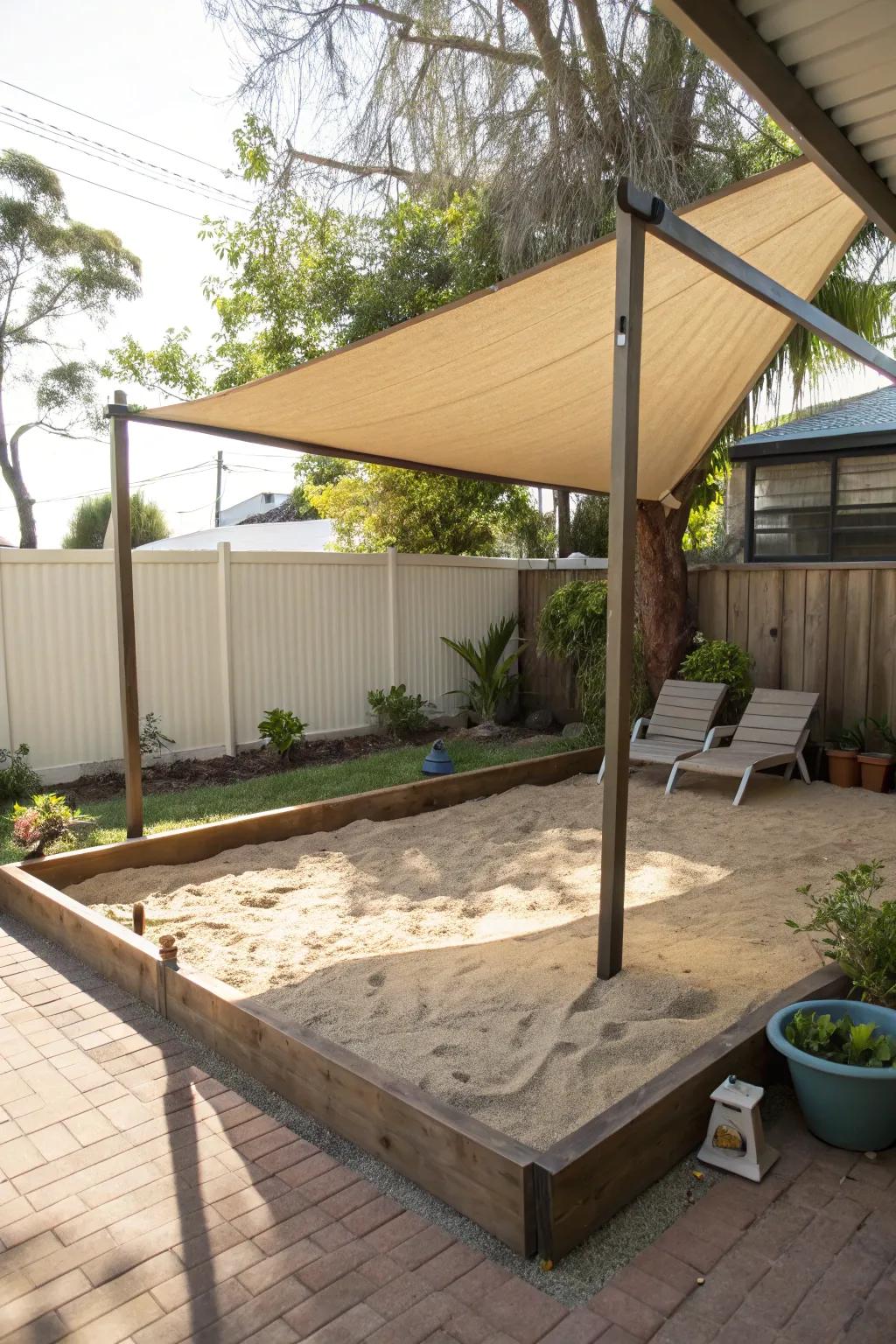 Cool shade, happy kids—simple canopy, big comfort.