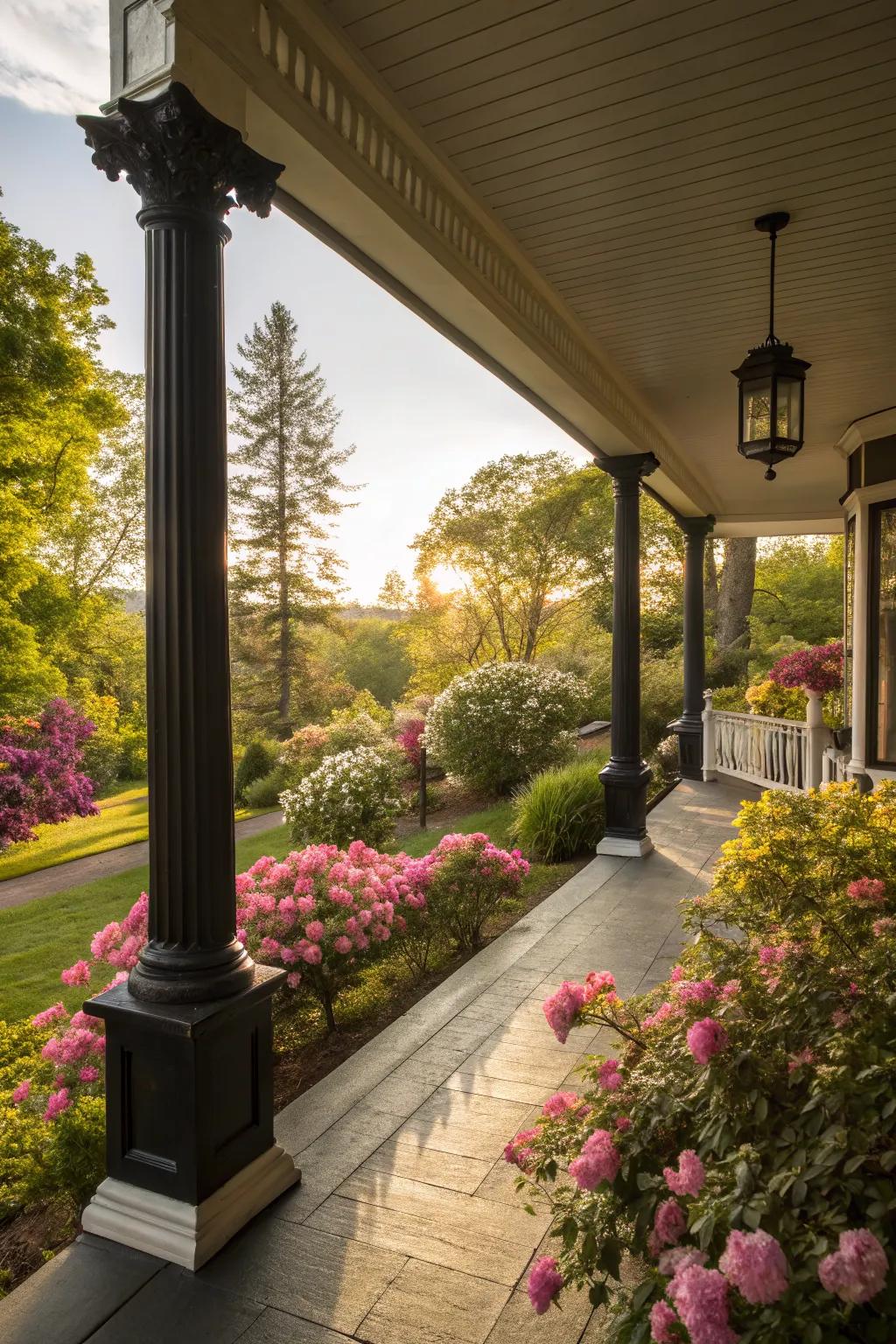 Contrasting colors make a bold and eye-catching statement.