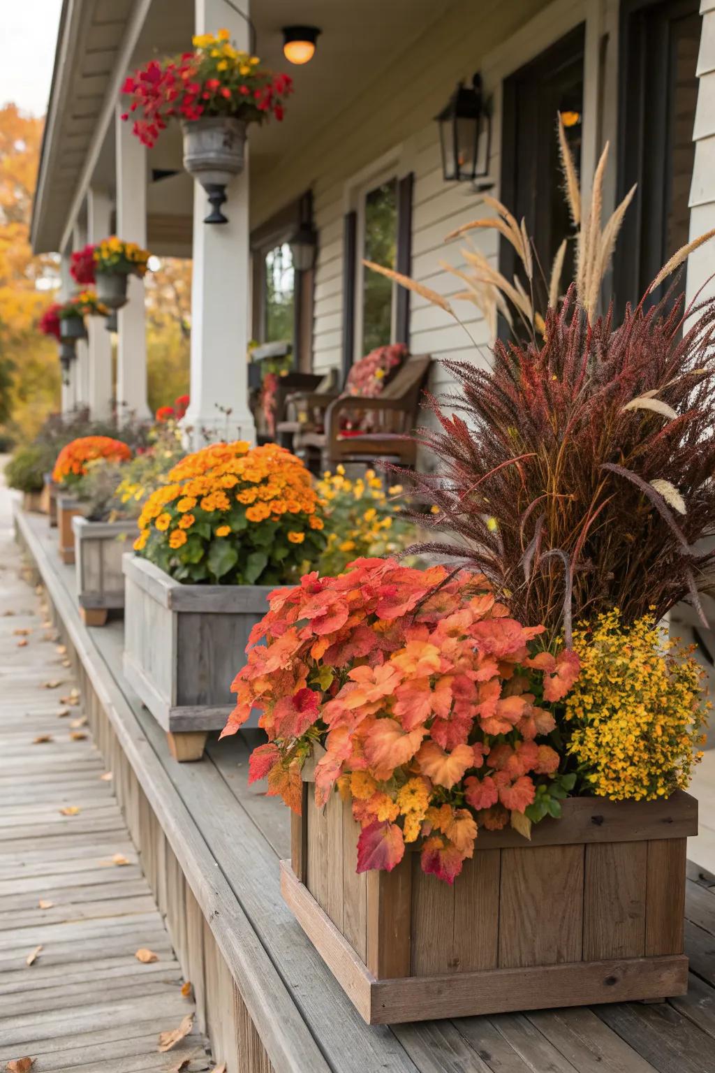 Embrace seasonal changes with adaptable planter boxes.