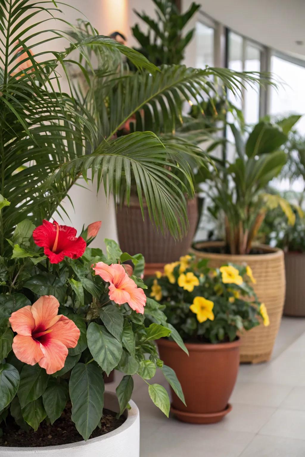 Tropical plants bring paradise to your garden.