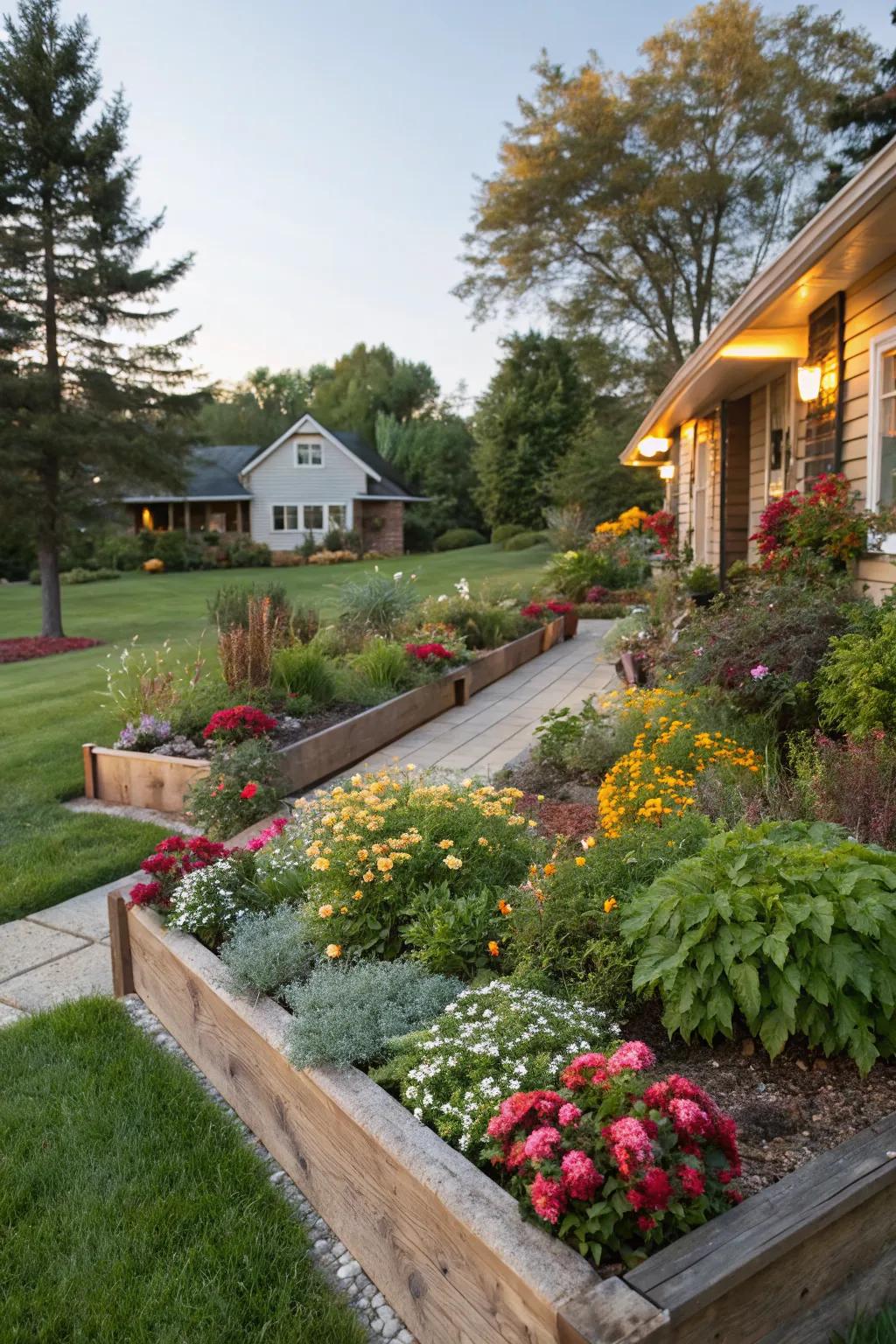 Seasonal blooms keep your garden lively all year.
