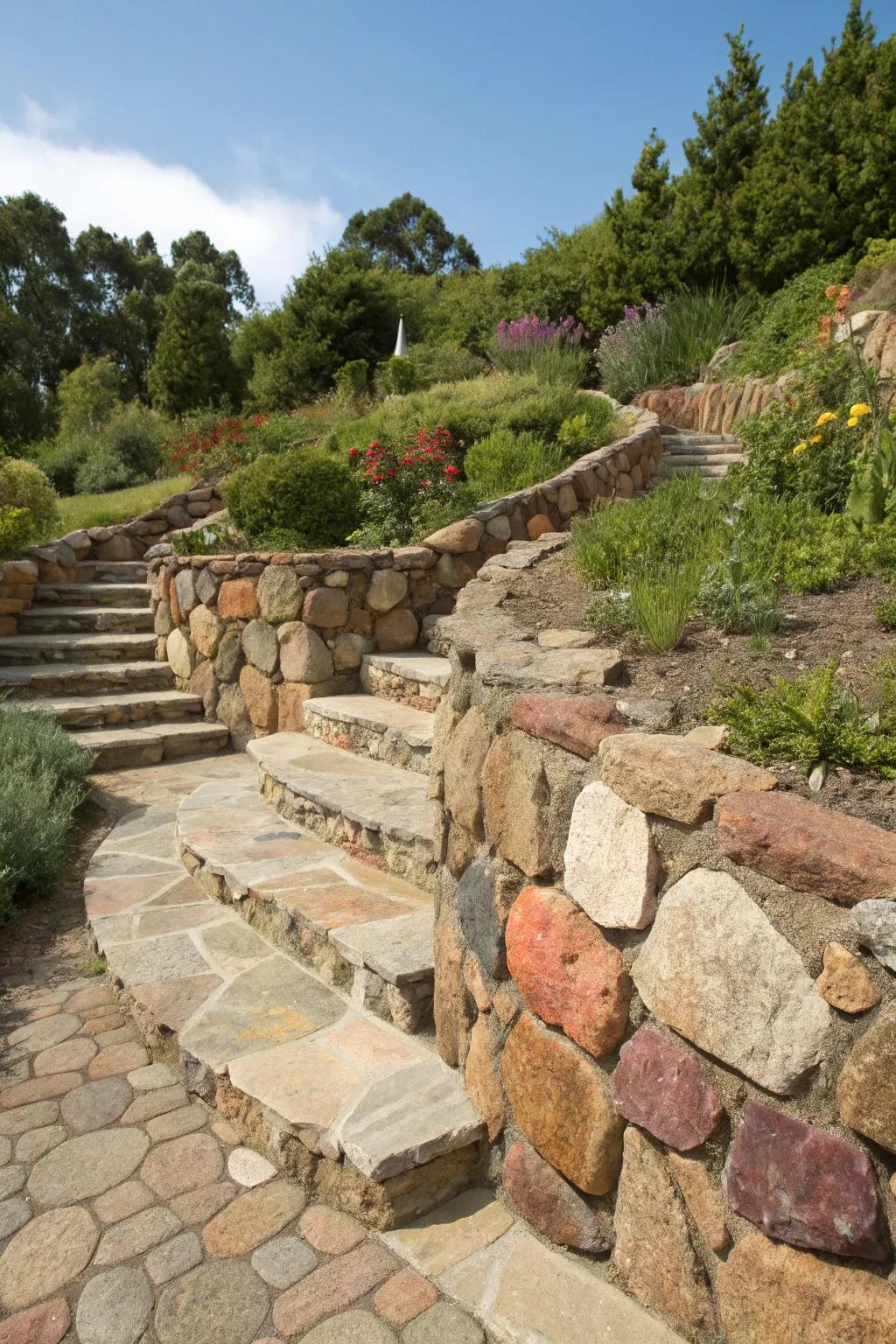 Patchwork design adds warmth and texture.
