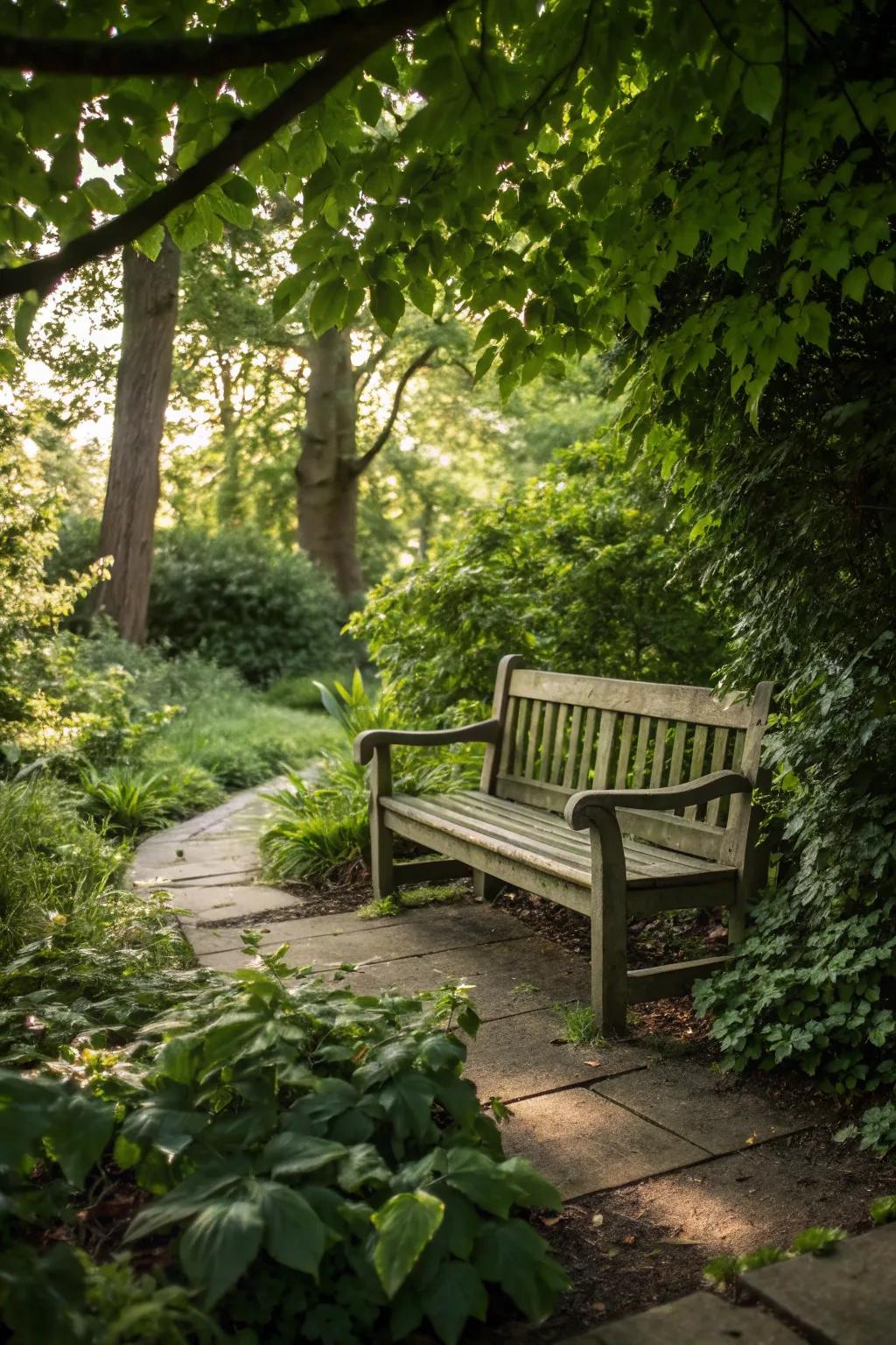 Hideaway storage adds mystery to your garden.