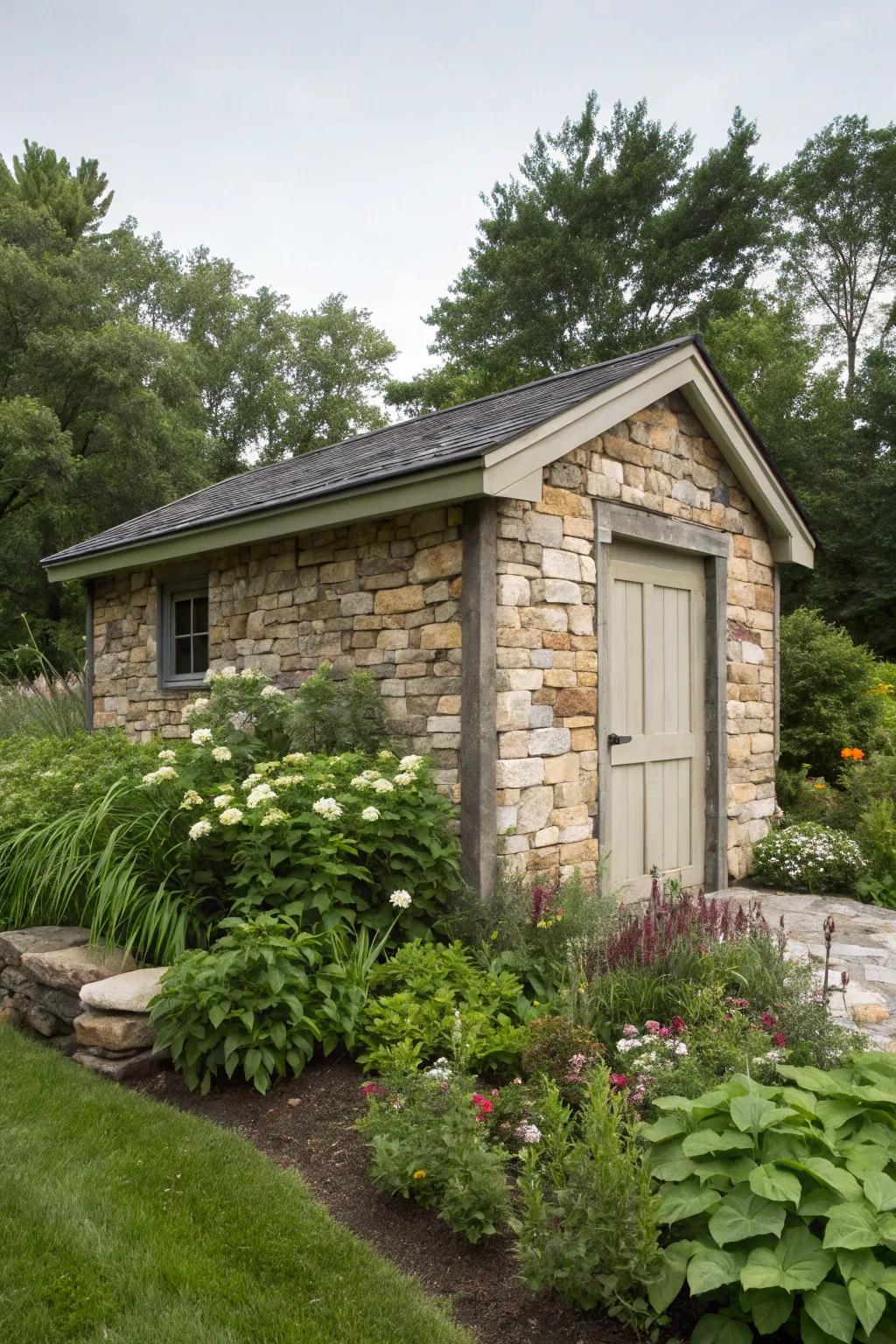 Nature-inspired textures create harmony with the landscape.