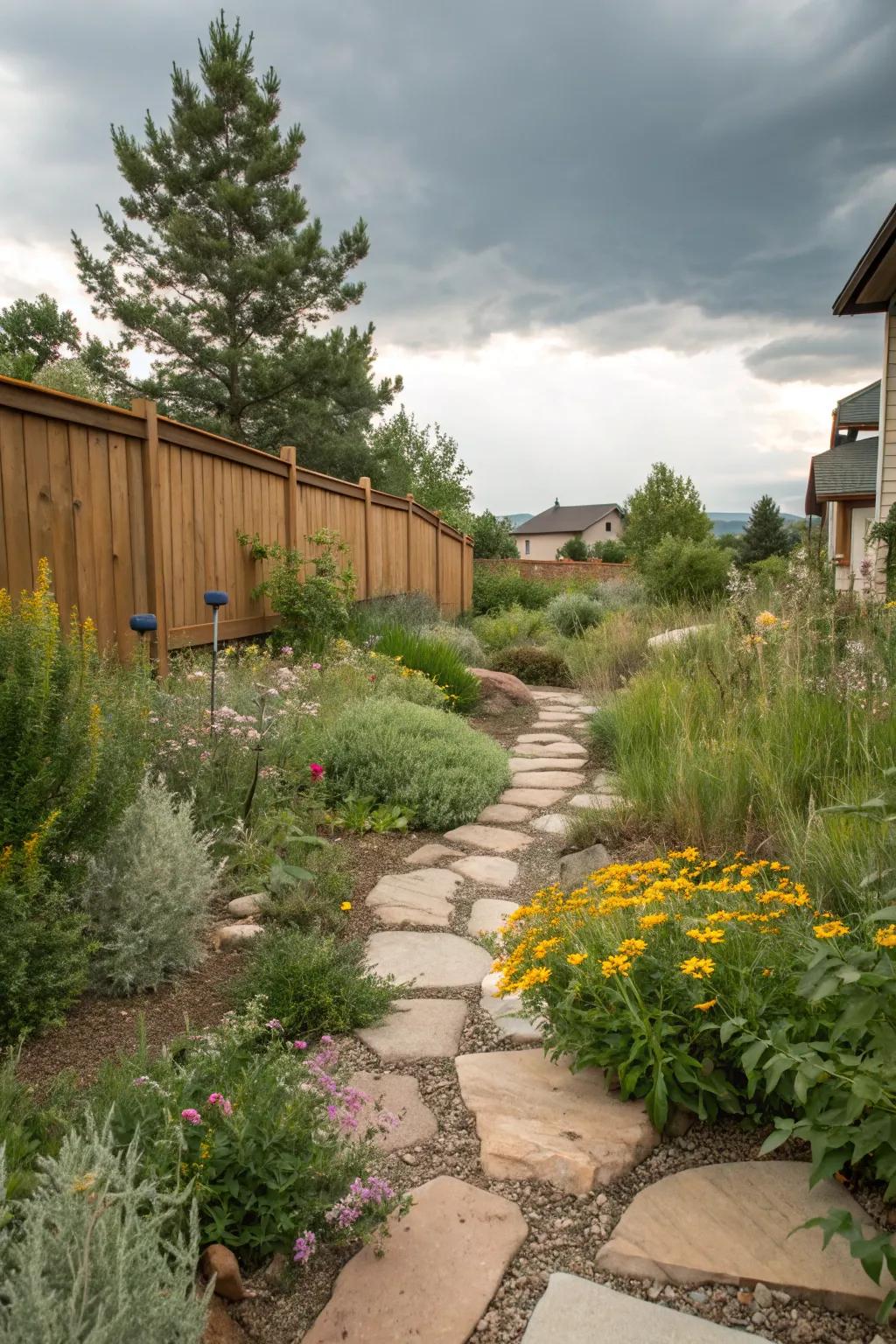 Permeable pathways are both functional and eco-friendly.