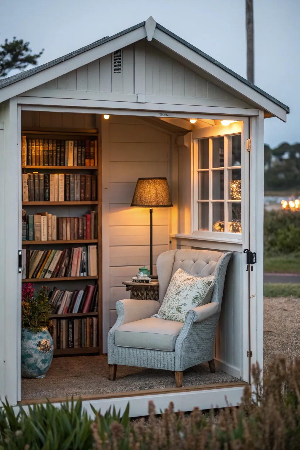 Lose yourself in a book-friendly cabana.