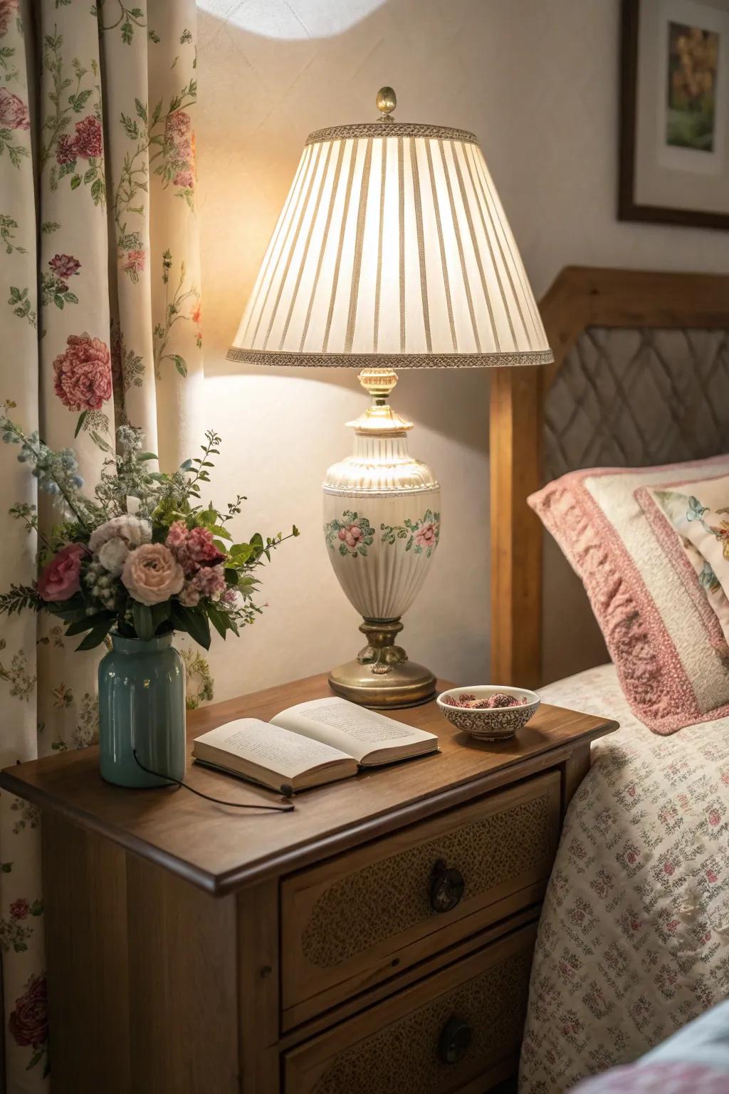 Vintage touches add unique charm and character.