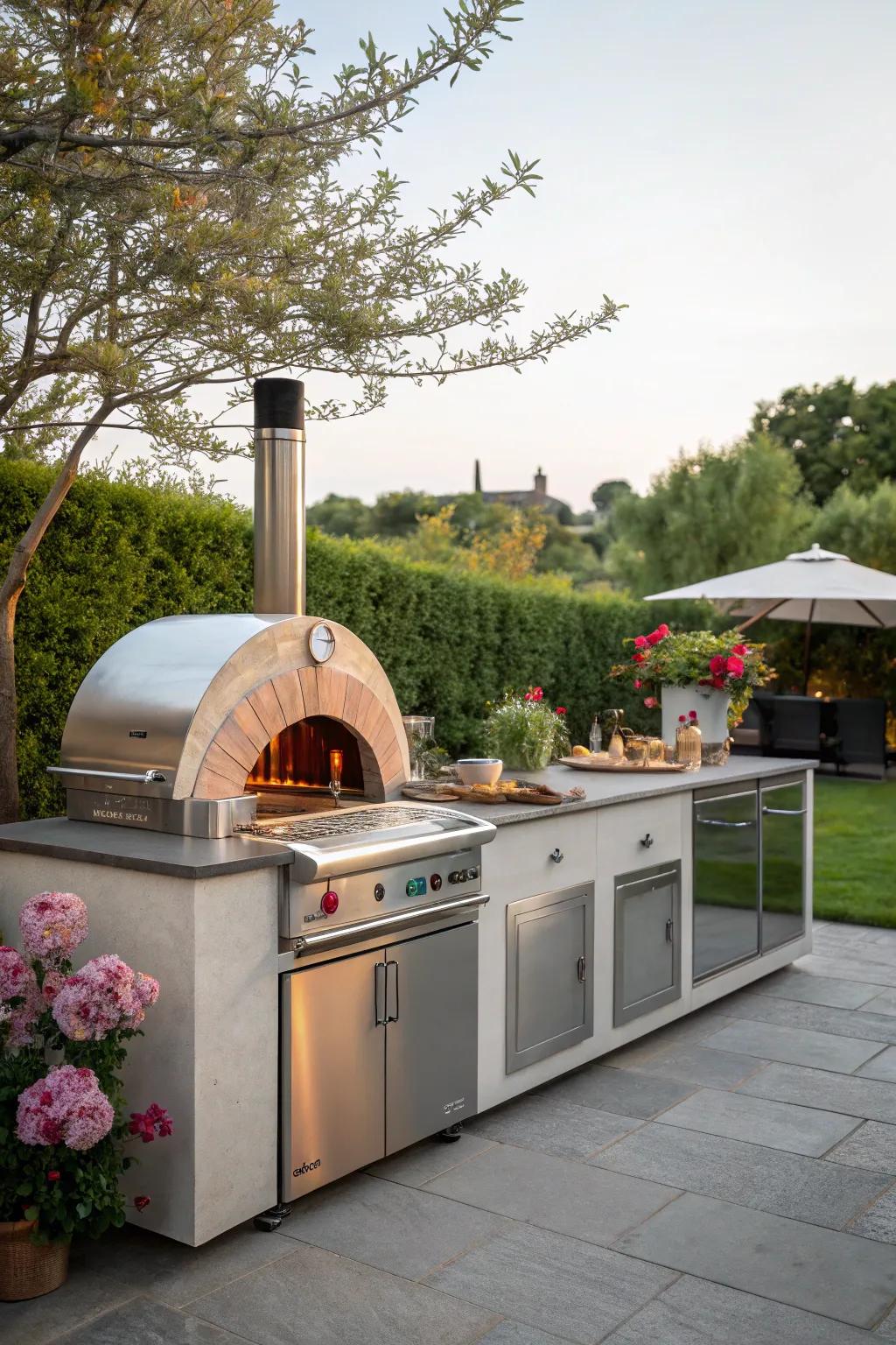 Elevate your cooking with a wood-fired oven.