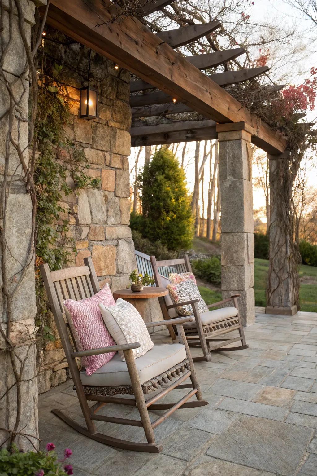 Create a relaxing retreat with inviting seating arrangements.