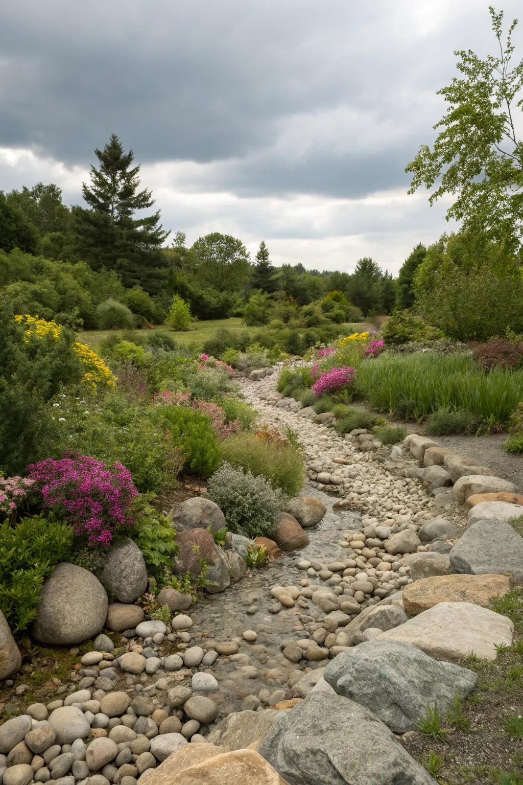 Enhance your garden with functional dry creek beds.
