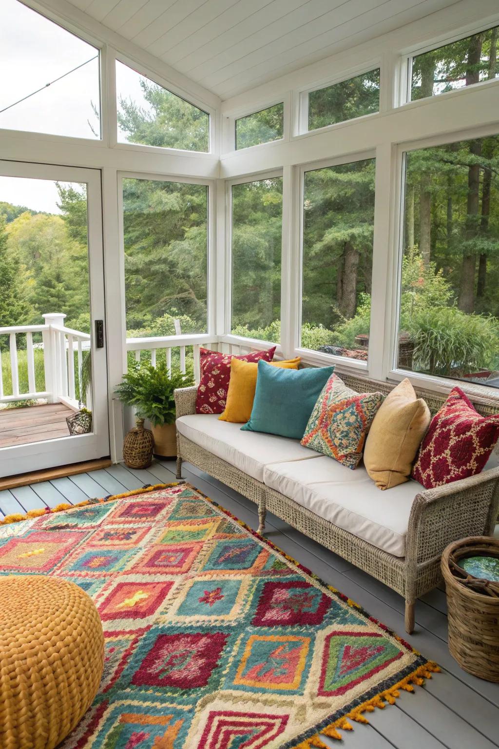 Decorative elements add warmth and personality.