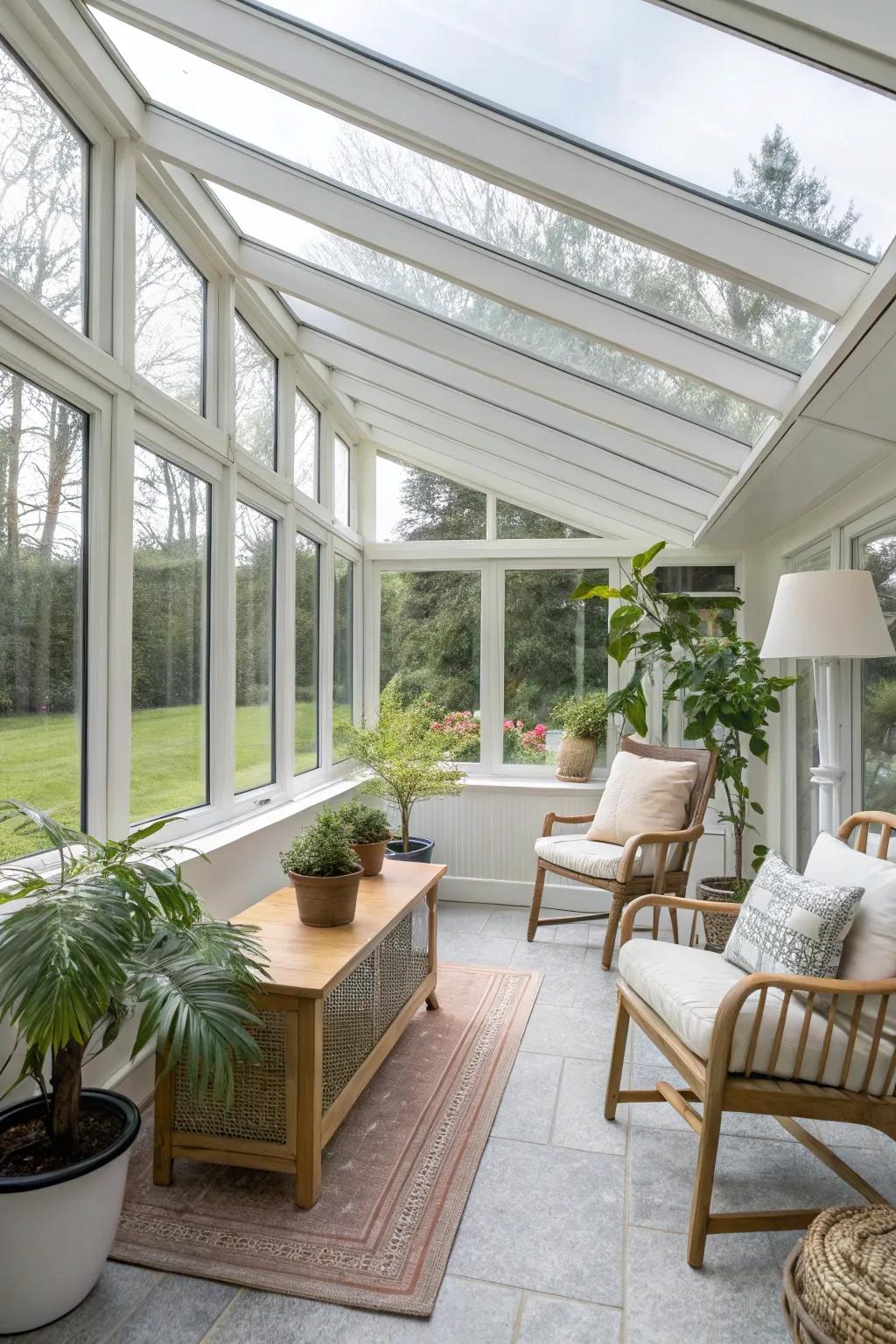 Straight eave roofs offer simple sophistication.
