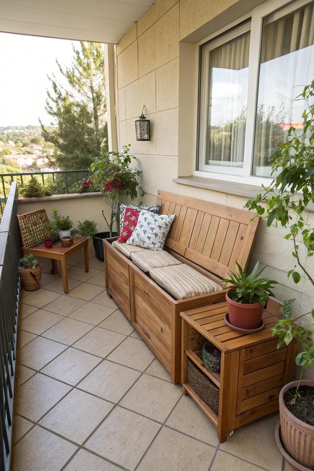 Multi-functional elements optimize limited spaces.