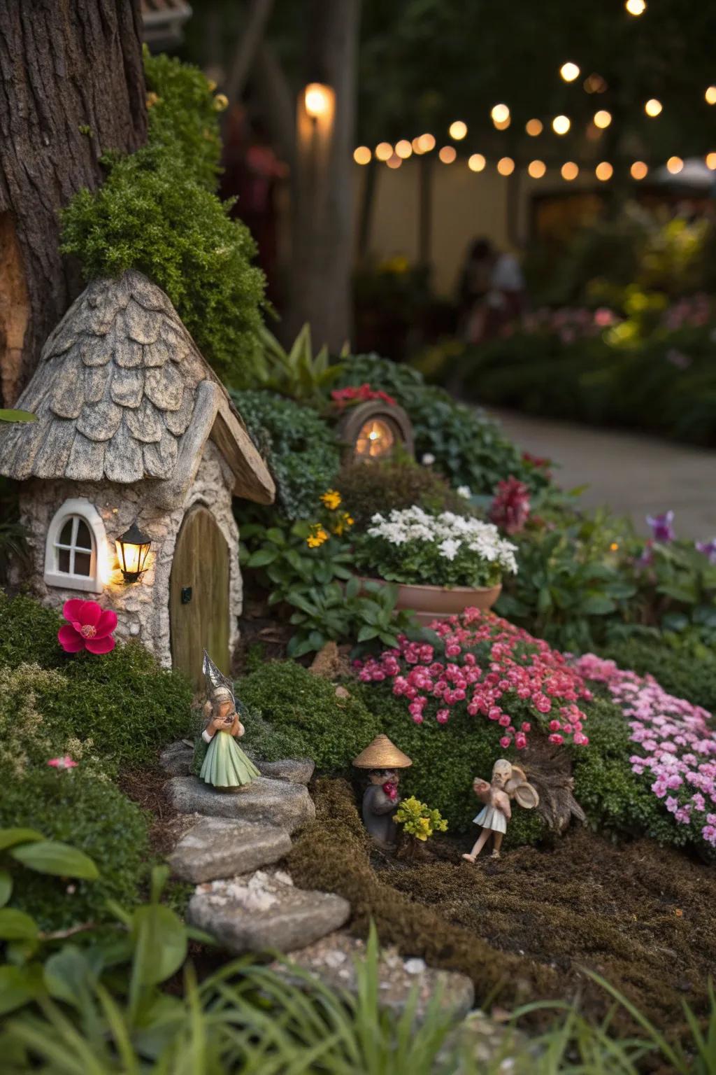 Themed gardens bring imagination to life.