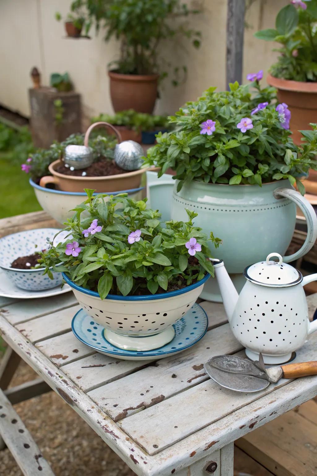 Repurpose with charm and creativity.